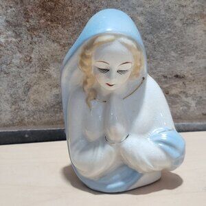 Vintage Ceramic  Virgin Mary Planter